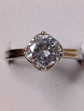 3 for $25 Fragrant Jewels Size 7.5 Ring Clear CZ NWOT